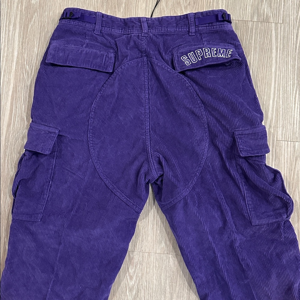Supreme x Nike Arc Corduroy Cargo Pant 'Purple' Brand New Men’s Medium - Picture 6 of 8